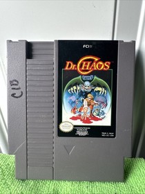 Nintendo NES Dr. Chaos Tested Working Authentic 1988 FCI Game Cartridge Only