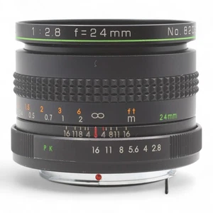 Objetivo Gran Angular Hanimex Auto MC 24Mm 2.8 1:2.8 - Pentax PK - Imagen 1 de 3