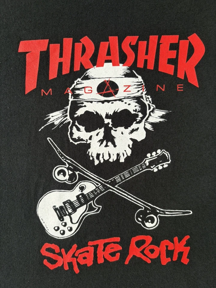Camisa Thrasher Skate Skateboard Skate Rock Magazine Calavera Gráfica Camisa XL Foto 1 de 4