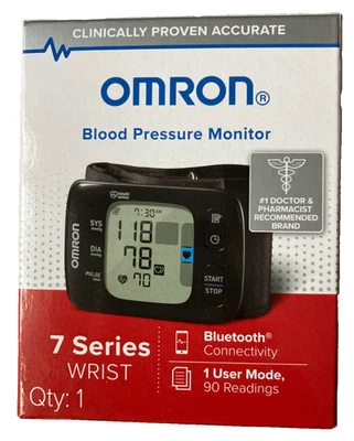 Omron 7 Series Wrist Blood Pressure Monitor BP6350 Wireless Sealed NIB - Image 1 of 4