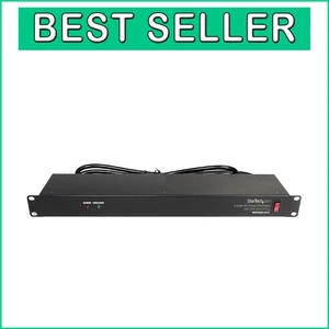 1U Horizontal Rack PDU with 8 Outlets - Surge Protection for Network Racks - Picture 1 of 10