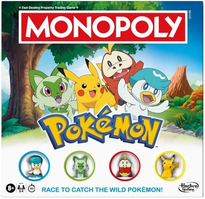 HASBRO Monopoly Pokémon Edition Board Game - English Version