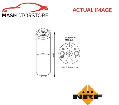 A/C AIR CONDITIONING DRYER NRF 33122 A NEW OE REPLACEMENT - Image 1 of 4