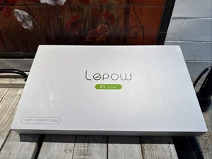 Lepow Portable Monitor 15.6 inch FHD 1080P Display IPS Screen HDMI USB-C B - Picture 1 of 4