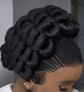 Nini Combo Beautiful Braided Wig Free UK Delivery - Picture 1 of 3