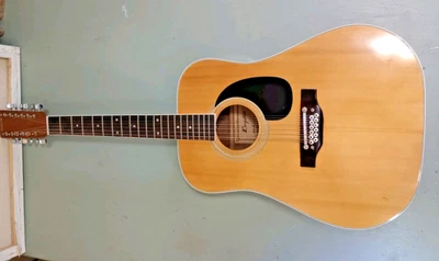 Vintage KINGSTON Dreadnought 12 String Acoustic Guitar Model No. V-Z12 1970s - Image 1 of 4