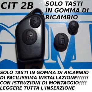 Buttons Gummi Für Schlüssel Cover Fernbedienung Saxo Xsara Licht Gut - Bild 1 von 1