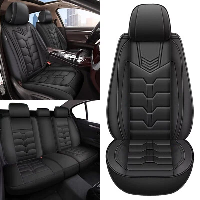 Car Seat Covers For Buick LaCrosse 2008-2019 Faux Leather Full Set Protector Pad Foto 1 de 4