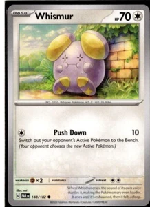 Whismur - 148/182 - Common - Pokemon Paradox Rift - Picture 1 of 1