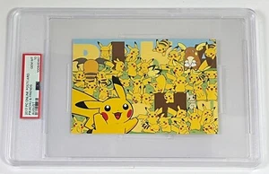 PSA 10 POKEMON CENTER ONLINE MONTHLY POSTCARD RAICHU/PIKACHU/PICHU/MIMIKYU POP 7 - Picture 1 of 7