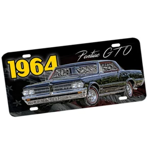 1964 - 1974 Pontiac GTO Muscle Classic diseño de automóvil cartel de aluminio - Imagen 1 de 12