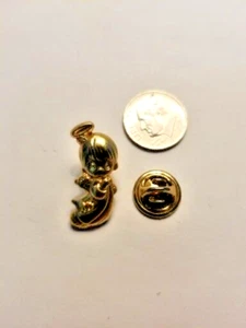 Kinder Engel goldfarbene Anstecknadel - Bild 1 von 2
