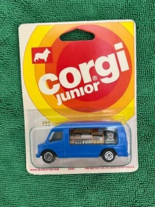 1976 Corgi Juniors Mercedes Mobile Grocery Shop #E98, Sealed on Card, 1/64 Scale - Picture 1 of 4