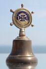 BRITISH RAILWAYS FERRY SS FALAISE 3.5" TABLE BELL SOLD ONBOARD