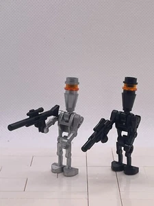 Lego Star Wars Assassin Droid Elite Black sw0222 Assassin Droid Silver sw0229 - Imagen 1 de 5