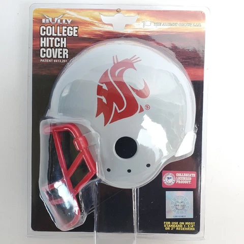WSU Washington State Cougars NCAA College Helmet Hitch Cover Bully Truck Tow NEW Cover