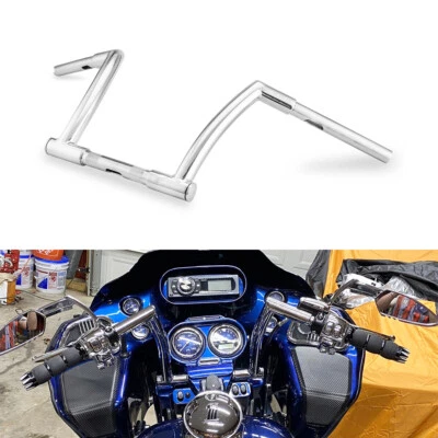 Manillar de barra de suspensión Rise Ape de 10" para Harley Road Glide Road King Classic Foto 1 de 4