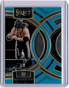 Bret "Hit Man" Hart 2024 Panini Select WWE Light Blue Prizm #163 Legends 080/199 - Picture 1 of 2