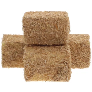 Mini pajar de madera hágalo usted mismo 4 piezas niños viaje granja decoración empacadora pueblo accesorios - Imagen 1 de 12