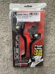 JUEGO DE EMBRAGUE Y PALANCA DE FRENO ZETA ZETA PIVOTE NEGRO SUZUKI DRZ S SM 2000-2019 - Imagen 1 de 2