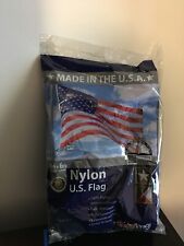 NEW Betsy 4x6 ft. Nylon SEWN AND EMBROIDERED Grommeted AMERICAN FLAG MADE IN USA