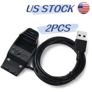 2pcs Charger F Garmin Dog Barking TT15 T5 Charging Clip Collar Cable Replacement - Picture 1 of 8