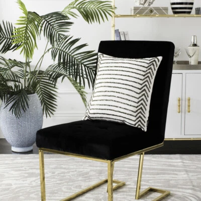 SAFAVIEH Emilia Stripe Pillow | Creme | - Image 1 of 3