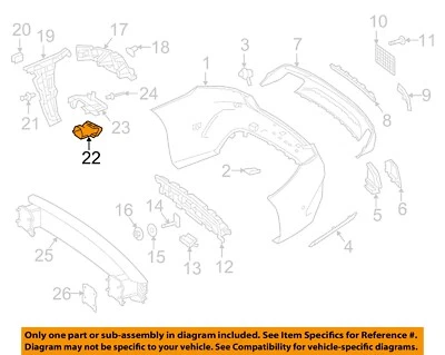 MERCEDES OEM 07-19 GL320 Exhaust Components-Tailpipe Extn Left 2214903527 - Imagem 1 de 2
