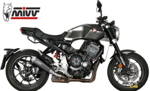 EXHAUST MUFFLER SILENCER MIVV DELTA RACE BLACK HONDA CB 1000 R CB1000R 18 23 - Picture 1 of 4