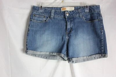 Pantalones cortos de jean Route 66 azul para mujer 9/10 Foto 1 de 4