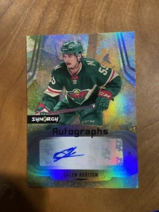 2021-22 Upper Deck Synergy Rookie Auto Calen Addison #AR-CA Rookie Auto RC - Imagen 1 de 2