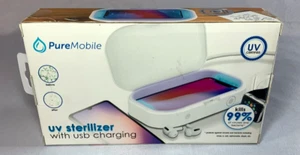 PureMobile UV Sterilizer with USB Charging Kills 99.9% of Germs Viruses & Bac - Picture 1 of 7