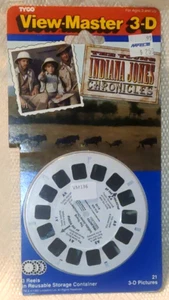 Vintage View-Master Viewer 3 Rollen Tyco Indiana Jones Chroniken geöffnet - Bild 1 von 1