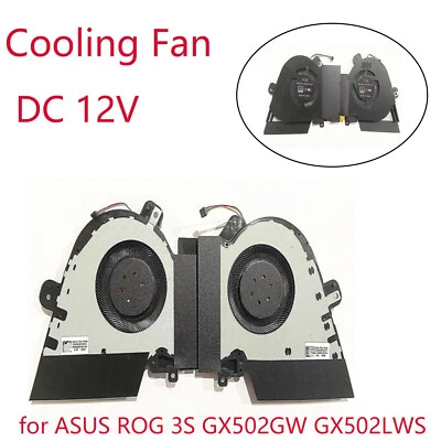 Cooling Fan Laptop CPU Cooling Fan Laptop Parts for ASUS ROG 3S GX502GW GX502LWS - Image 1 of 4