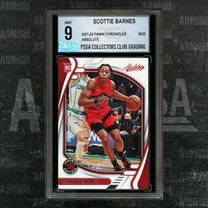 2021-22 Panini Chronicles Absolute #225 Scottie Barnes RC Toronto Raptors PSGA 9 - Picture 1 of 3