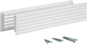 Door Vent For Interior Doors 16 7/8" X 3" Two Sided Door Louvers For Bathroom Ca - Picture 1 of 3