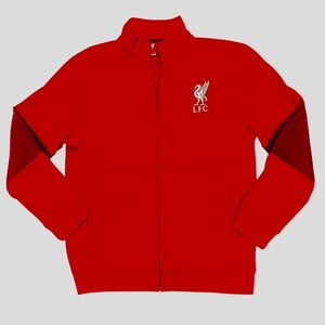 LIVERPOOL FC Soccer ~ Full Zip Up Track Jacket ~ Men's M ~ LP49TJ ~ Red ~ NEW - Picture 1 of 11