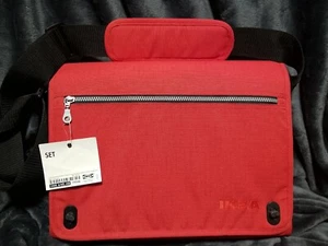 NEU IKEA ""SET"" ROT NYLON KURIERTASCHE LAPTOP - Bild 1 von 5