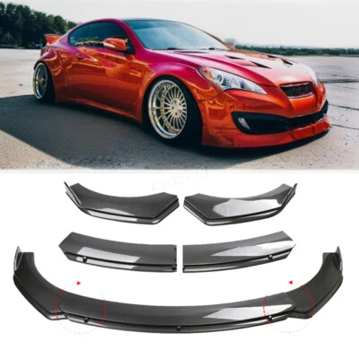 Fits Hyundai Genesis Coupe Carbon Fiber Style Front Bumper Lip Splitter Spoiler — 第 1/4 张图片