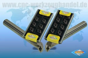 Asta di foratura 107,5° A20P SDQCR/L 11 IK + 10x ERAX Tools DCMT 11T304 o raggio 08 - Foto 1 di 3