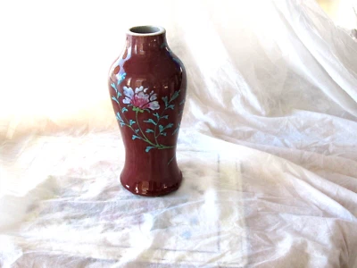 Jarrón chino de porcelana Sang de Boeuf sangre de buey Langyao Flambe Xianfeng antiguo  Foto 1 de 4
