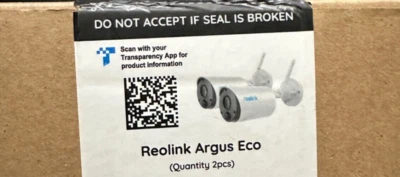 2X Reollink Wire-Free WiFI 3MP Security Camera Battery Powered Outdoor Argus Eco - Image 1 of 4