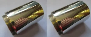 06-0350S NORTON PRE 1971 FORK SEAL HOLDER SHROUDS STAINLESS STEEL X 2 - Picture 1 of 1