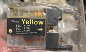 Tinta Amarilla XL para Brother Universal B-17/77/79/450/1280 ENVÍO GRATUITO "Sellado" - Imagen 1 de 5