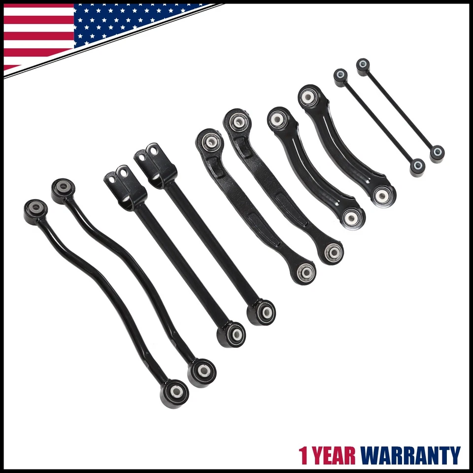 For 2005-2016 Dodge Charger Challenger Rear Upper & Lower Control Arm Sway Bar Foto 1 de 4