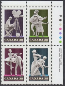 Canada - #1255a Performing Arts Plate Block - MNH - Afbeelding 1 van 1
