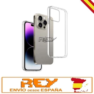 Funda Silicona para IPHONE 15 PRO MAX 6.7" Protector Transparente TPU i528 - Imagen 1 de 6