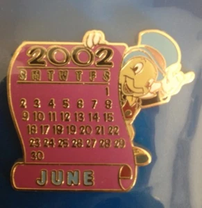 Disney 12 Months Magic Calendar Birthday Summer June / Jiminy Cricket Pin NEW - Picture 1 of 1