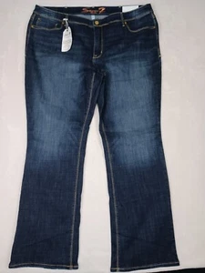 Jeans Seven7 Bootcut Edizione Limitata 24 (44x32) Blu Donna Vita Alta - Foto 1 di 15