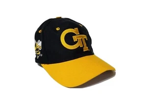Vintage 80s Georgia Tech Yellow Jackets Hat Fitted 7 Top of the World - Picture 1 of 7